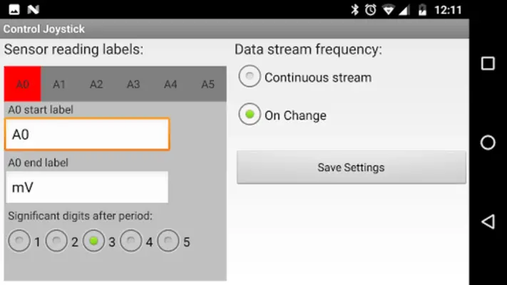 Control Joystick android App screenshot 2